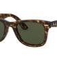 Ray-Ban WAYFARER RB4340 Square Sunglasses  710-LIGHT HAVANA 50-22-150 - Color Map havana