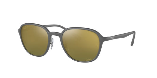 Ray-Ban RB4341CH Square Sunglasses  60176O-SANDING GRAY 51-20-140 - Color Map grey