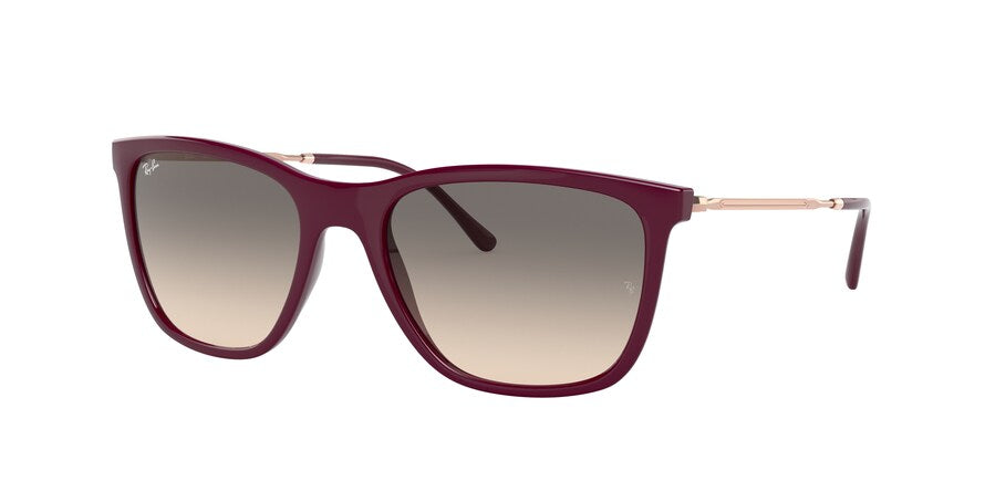Ray-Ban RB4344 Pillow Sunglasses  653432-RED CHERRY 56-19-140 - Color Map bordeaux
