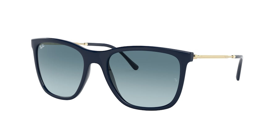 Ray-Ban RB4344 Pillow Sunglasses  65353M-BLUE 56-19-140 - Color Map blue