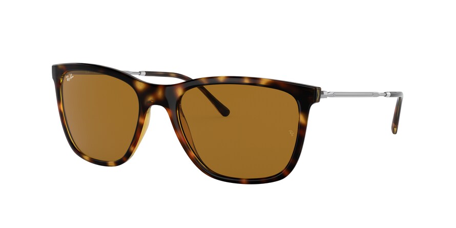 Ray-Ban RB4344 Pillow Sunglasses  710/33-HAVANA 56-19-140 - Color Map havana