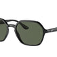 Ray-Ban RB4361 Irregular Sunglasses  601/71-BLACK 52-18-145 - Color Map black