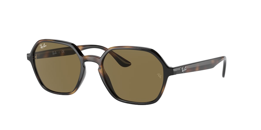 Ray-Ban RB4361 Irregular Sunglasses  710/73-HAVANA 52-18-145 - Color Map havana