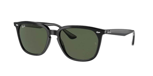 Ray-Ban RB4362 Square Sunglasses  601/71-BLACK 55-18-145 - Color Map black