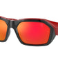Ray-Ban RB4367M Irregular Sunglasses  F6016Q-BLACK 59-19-125 - Color Map black