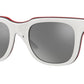 Ray-Ban RB4368 Square Sunglasses  65196G-WHITE BLACK RED 51-21-150 - Color Map white