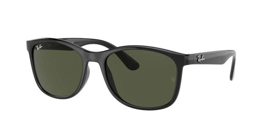 Ray-Ban RB4374 Square Sunglasses  601/31-BLACK 56-19-145 - Color Map black