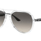 Ray-Ban RB4376 Pilot Sunglasses  647711-TRANSPARENT 57-16-145 - Color Map clear
