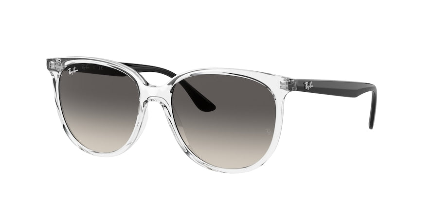 Ray-Ban RB4378F Square Sunglasses  647711-TRANSPARENT 54-16-145 - Color Map clear