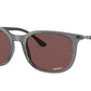 Ray-Ban RB4386 Pillow Sunglasses  6650AF-TRANSPARENT GREY 54-20-140 - Color Map grey