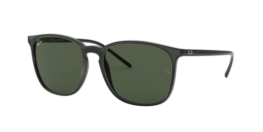 Ray-Ban RB4387 Square Sunglasses  601/71-BLACK 56-18-145 - Color Map black