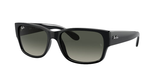 Ray-Ban RB4388 Pillow Sunglasses  601/71-BLACK 58-18-145 - Color Map black