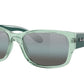Ray-Ban RB4388 Pillow Sunglasses  6646G6-TRANSPARENT GREEN 58-18-145 - Color Map green