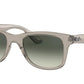 Ray-Ban RB4640 Square Sunglasses  644971-TRANSPARENT GREY 50-20-150 - Color Map grey