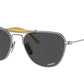 Ray-Ban RB8064 Irregular Sunglasses  9206K8-BRUSHED SILVER 53-17-140 - Color Map silver