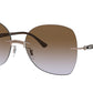 Ray-Ban RB8066 Irregular Sunglasses  155/68-BROWN ON LIGHT BROWN 58-18-140 - Color Map light brown