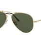 Ray-Ban TITANIUM RB8125 Pilot Sunglasses  913658-BRUSHED DEMI GLOSS WHITE GOLD 58-14-140 - Color Map gold