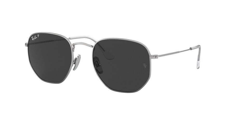 Ray-Ban HEXAGONAL RB8148 Irregular Sunglasses  920948-SILVER 54-21-145 - Color Map silver