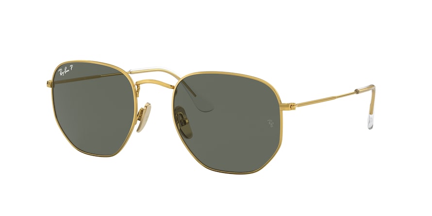 Ray-Ban HEXAGONAL RB8148 Irregular Sunglasses  921658-LEGEND GOLD 54-21-145 - Color Map gold