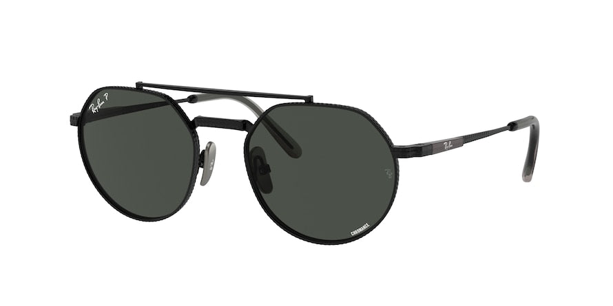 Ray-Ban JACK II TITANIUM RB8265 Irregular Sunglasses  3141K8-BLACK 53-20-140 - Color Map black