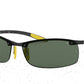 Ray-Ban FERRARI RB8305M Rectangle Sunglasses  F01071-CARBON 64-14-120 - Color Map black