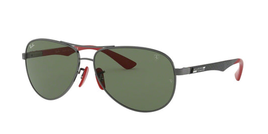 Ray-Ban FERRARI RB8313M Pilot Sunglasses  F00171-GUNMETAL 61-13-140 - Color Map gunmetal