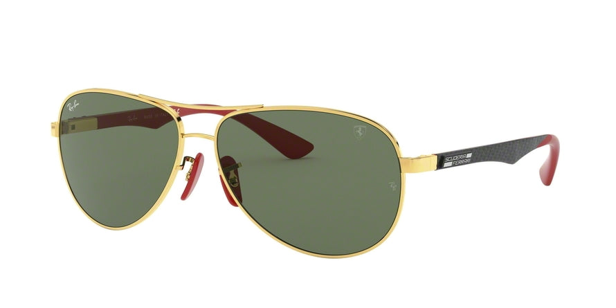 Ray-Ban FERRARI RB8313M Pilot Sunglasses  F00871-ARISTA 61-13-140 - Color Map gold