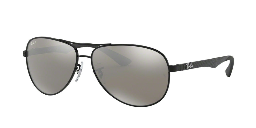 Ray-Ban CARBON FIBRE RB8313 Pilot Sunglasses  002/K7-BLACK 61-13-140 - Color Map black