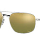 Ray-Ban RB8322CH Square Sunglasses  003/6O-SILVER 62-17-135 - Color Map silver
