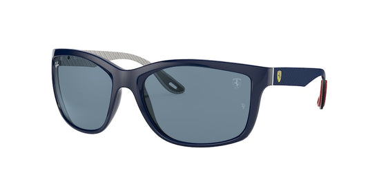 Ray-Ban RB8356M Square Sunglasses  F62180-BLUE 61-18-135 - Color Map blue