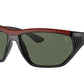 Ray-Ban RB8359M Irregular Sunglasses  F66171-BLACK 64-16-130 - Color Map black