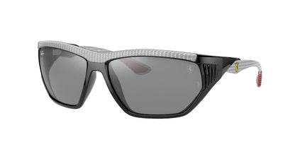 Ray-Ban RB8359M Irregular Sunglasses  F6626G-BLACK 64-16-130 - Color Map black
