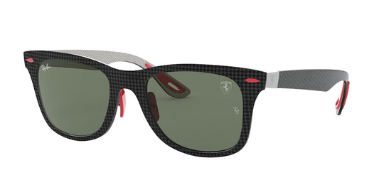 Ray-Ban RB8395M Square Sunglasses  F05471-MATTE CARBON ON MATTE ALLUTEX 52-20-150 - Color Map black