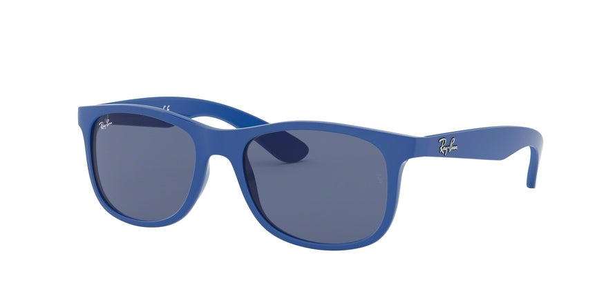 Ray-Ban Junior RJ9062S Square Sunglasses  701780-MATTE BLUE 48-16-125 - Color Map blue
