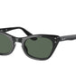 Ray-Ban Junior MISS BURBANK RJ9099S Cat Eye Sunglasses  100/71-BLACK 45-18-130 - Color Map black