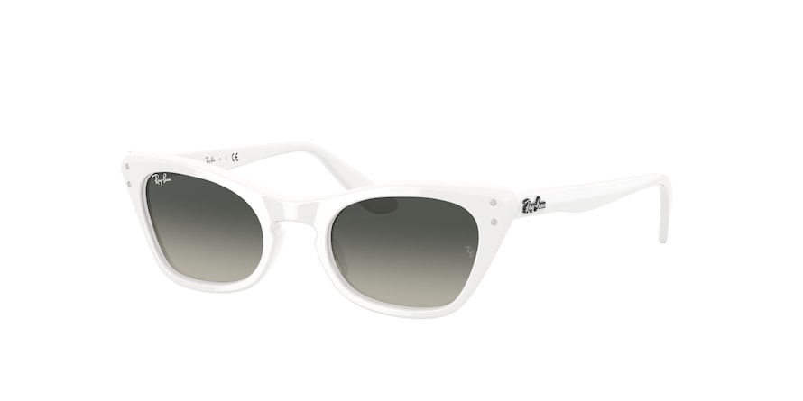 Ray-Ban Junior MISS BURBANK RJ9099S Cat Eye Sunglasses  116/11-WHITE 45-18-130 - Color Map white