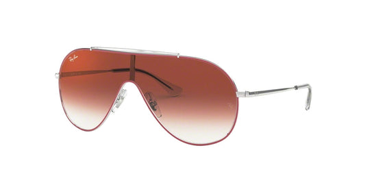 Ray-Ban Junior RJ9546S Pilot Sunglasses  274/V0-RED ON SILVER 20-120-130 - Color Map red