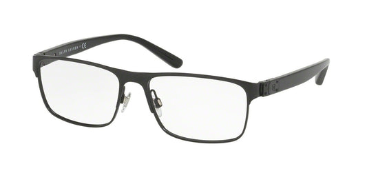 Ralph Lauren RL5095 Rectangle Eyeglasses  9003-SEMI-SHINY BLACK 56-16-145 - Color Map black