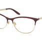 Ralph Lauren RL5106 Butterfly Eyeglasses  9395-SHINY BROWN ON GOLD 55-16-140 - Color Map brown