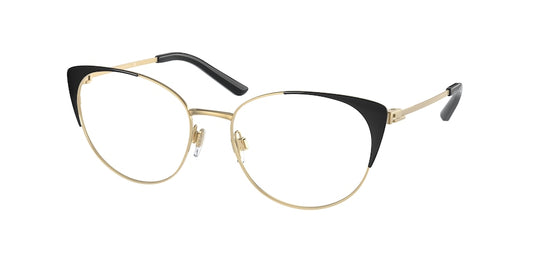 Ralph Lauren RL5111 Cat Eye Eyeglasses  9337-SHINY GOLD/BLACK 54-17-135 - Color Map gold