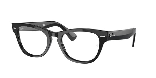 Ray-Ban Optical LARAMIE RX2201V Irregular Eyeglasses  2000-BLACK 54-20-145 - Color Map black