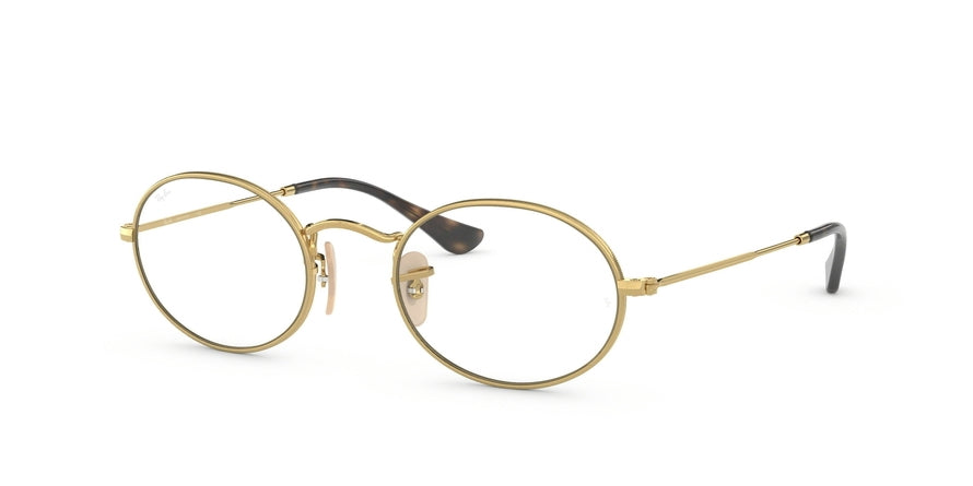 Ray-Ban Optical OVAL RX3547V Oval Eyeglasses  2500-ARISTA 51-21-145 - Color Map gold