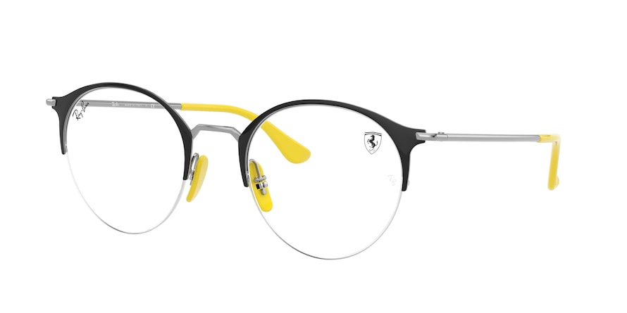 Ray-Ban Optical RX3578VM Phantos Eyeglasses  F060-BLACK ON SILVER 50-22-140 - Color Map black