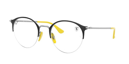 Ray-Ban Optical RX3578VM Phantos Eyeglasses  F060-BLACK ON SILVER 50-22-140 - Color Map black