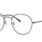 Ray-Ban Optical DAVID RX3582V Phantos Eyeglasses  3034-HAVANA ON MATTE GUNMETAL 51-20-140 - Color Map havana