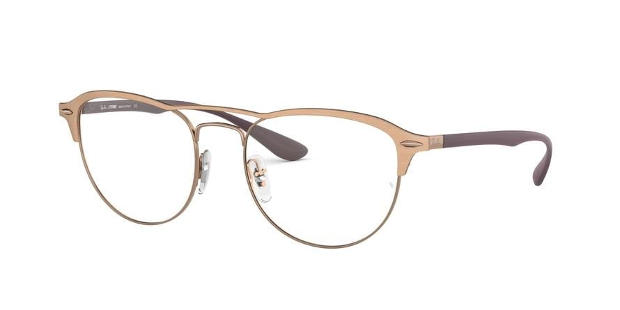 Ray-Ban Optical RX3596V Square Eyeglasses  2998-LIGHT BROWN TOP ON MATTE 54-19-145 - Color Map brown