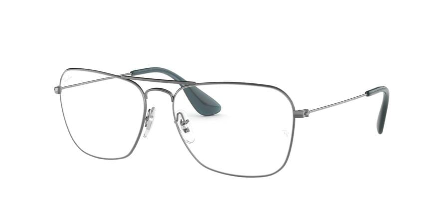 Ray-Ban Optical RX3610V Square Eyeglasses  2502-GUNMETAL 58-15-140 - Color Map gunmetal