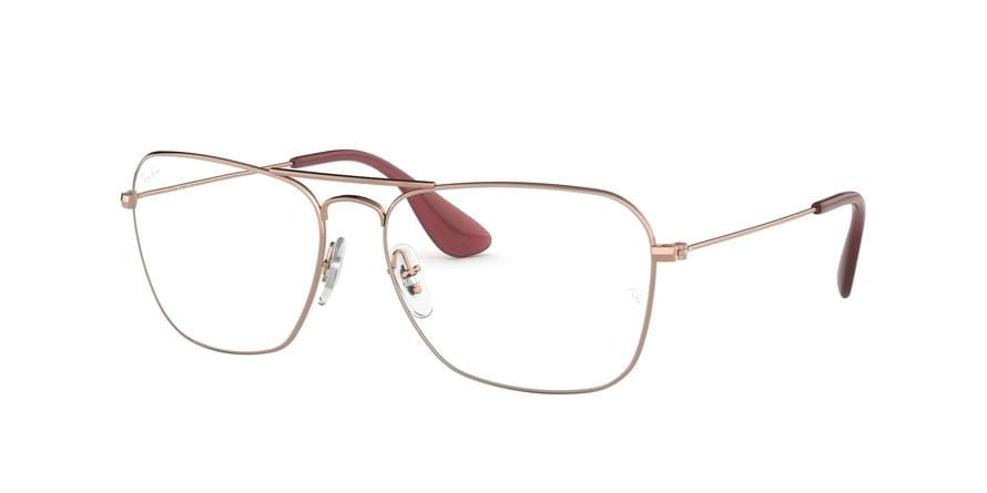 Ray-Ban Optical RX3610V Square Eyeglasses  2943-COPPER 58-15-140 - Color Map bronze/copper