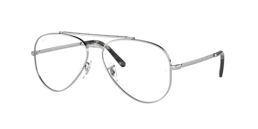 Ray-Ban Optical NEW AVIATOR RX3625V Pilot Eyeglasses  2501-SILVER 58-14-135 - Color Map silver
