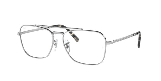 Ray-Ban Optical NEW CARAVAN RX3636V Square Eyeglasses  2501-SILVER 58-15-140 - Color Map silver